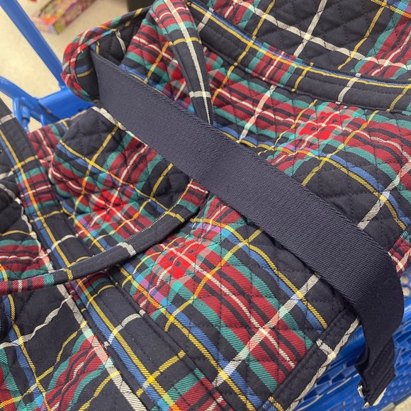 NWT-Vera Bradley Tartan large duffle bag - Picture 8 of 9